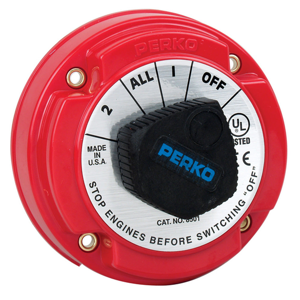 Interruptor selector de batería Perko para servicio mediano - 250A continuo