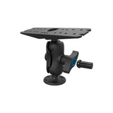 Soporte para electrónica marina de alta resistencia RAM Mount con kit de seguridad Pin-Lock, brazo corto