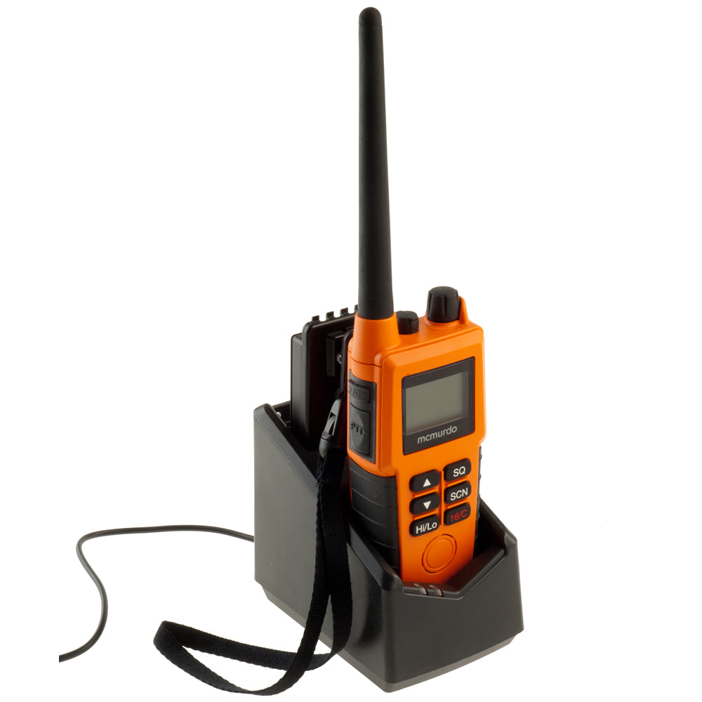 Radio Portátil VHF McMurdo R5 GMDSS - Paquete A - Opción con Funciones Completas