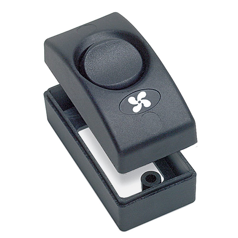 Interruptor interior individual serie BEP Contour 1100 - Encendido/Apagado - Negro