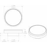 Lumitec Halo Luz Cenital Empotrable Spectrum RGBW - Carcasa Cepillada