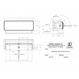 Lumitec Maxillume h60 - Reflector de montaje en muñón - Luz blanca con atenuación - Carcasa blanca