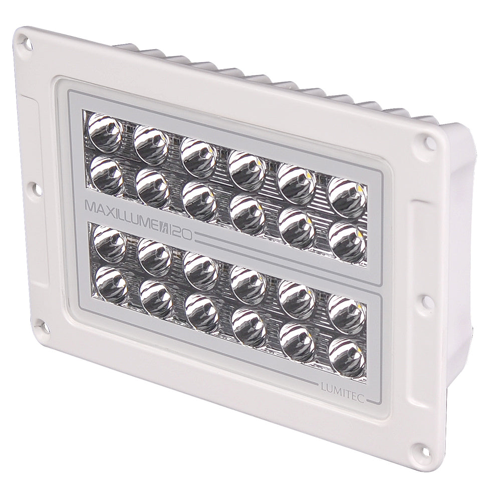 Lumitec Maxillume h120 - Proyector de montaje empotrado - Carcasa blanca - Atenuación blanca