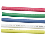 Tubo termorretráctil Ancor con adhesivo - Paquete de 5, 6", de 12 a 8 AWG, colores surtidos