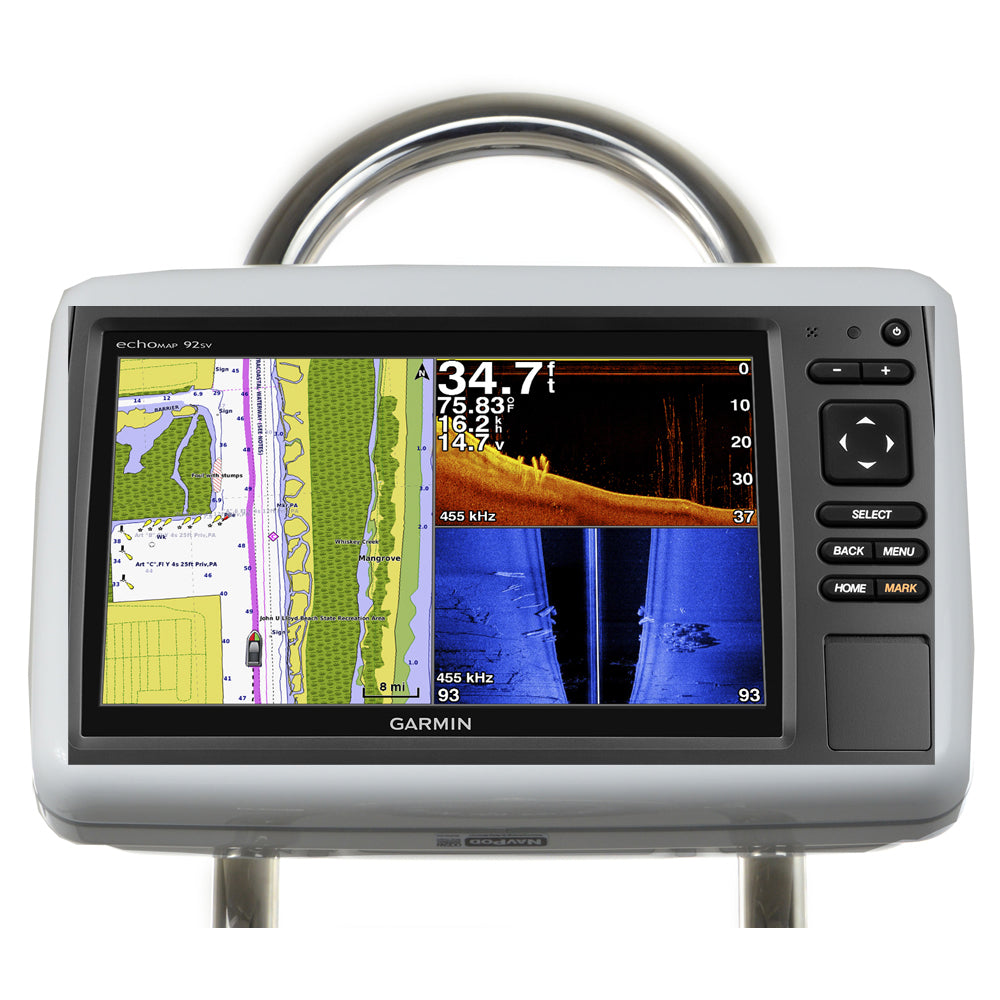 NavPod GP2050-09 SailPod precortado para Garmin echoMAP™ 92SV / 93SV / 94SV / 95SV para protector ancho de 12"