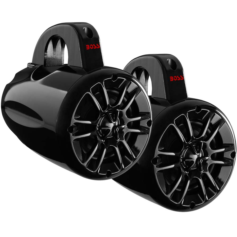Bocinas Boss Audio de 4" MRWT40 para torre de wakeboard - Negro - 400W