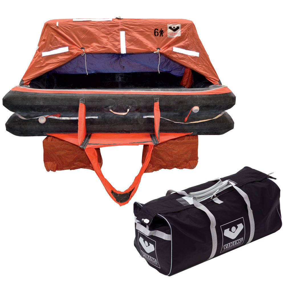 Balsa salvavidas costera VIKING para 6 personas en maleta