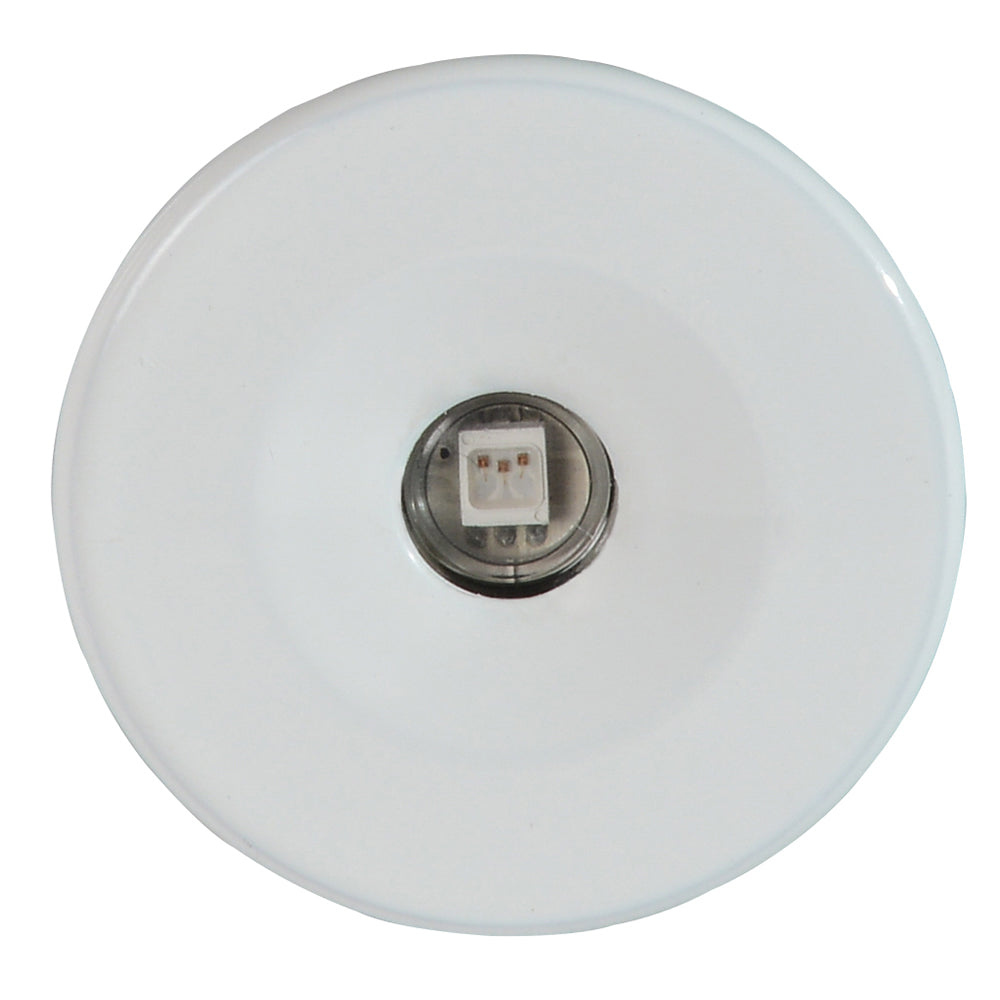 Luz de cortesía Lumitec Echo - Carcasa blanca - Luz azul