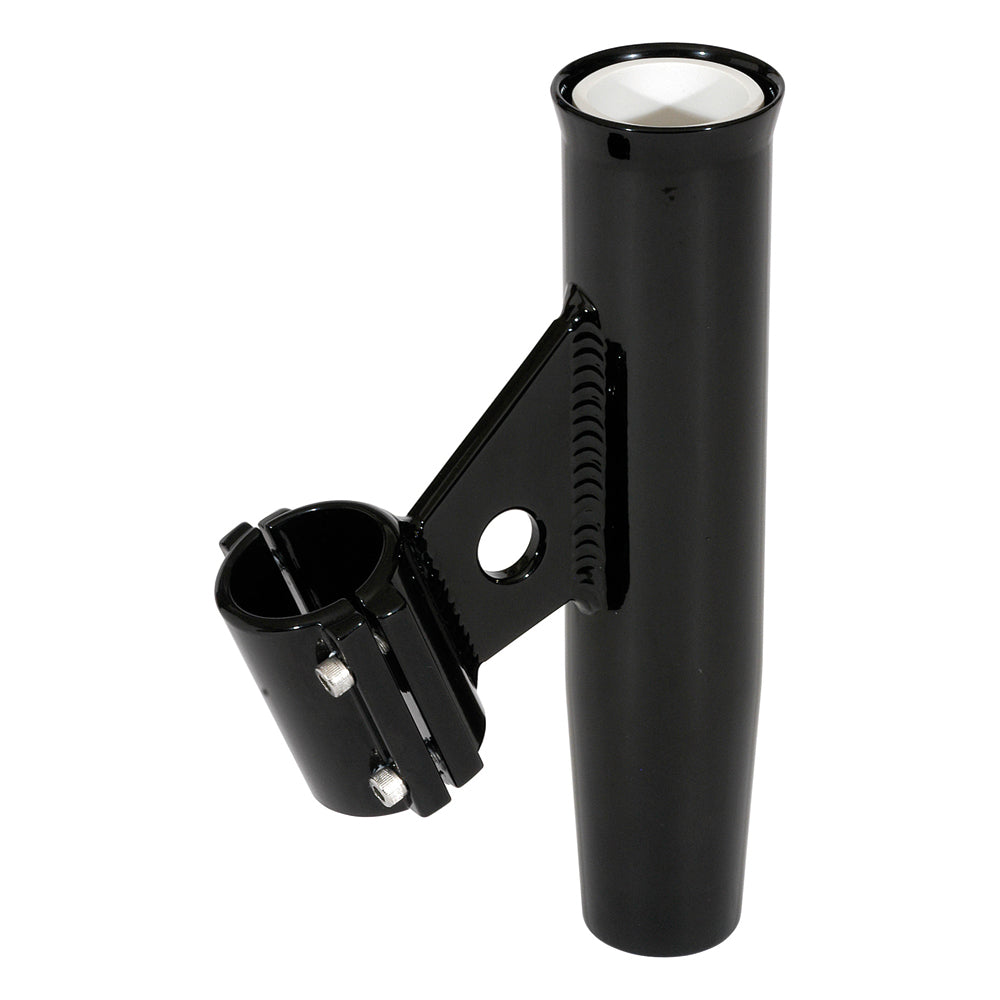 Portacañas de sujeción Lee's - Aluminio negro - Montaje vertical - Se adapta a tuberías de 1.900" de diámetro exterior