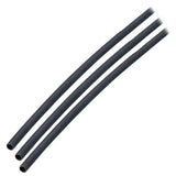 Tubo termorretráctil con revestimiento adhesivo Ancor (ALT) - 1/8" x 3" - Paquete de 3 - Negro