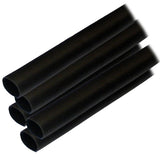 Ancor Tubo Termoencogible con Adhesivo (ALT) - 1/2" x 6" - Paquete de 5 - Negro