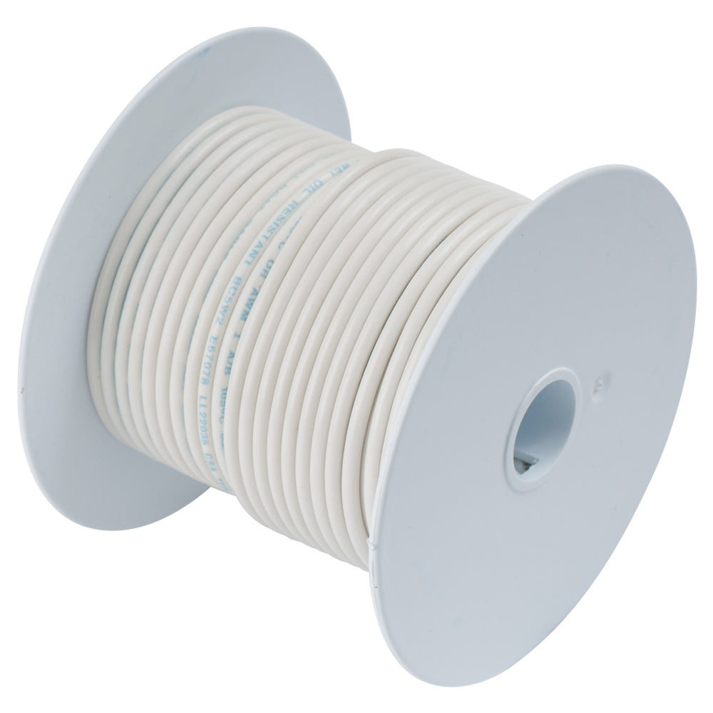Cable de cobre estañado Ancor blanco 18 AWG - 250' (76.2 m)