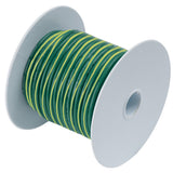 Cable de cobre estañado Ancor verde con franja amarilla, 10 AWG - 250 pies