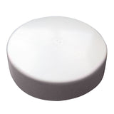 Tapa para pilotes Monarch, color blanco, plana - 14"