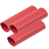 Tubos termocontraíbles de pared gruesa Ancor - 3/4" x 3" - Paquete de 3 - Rojo