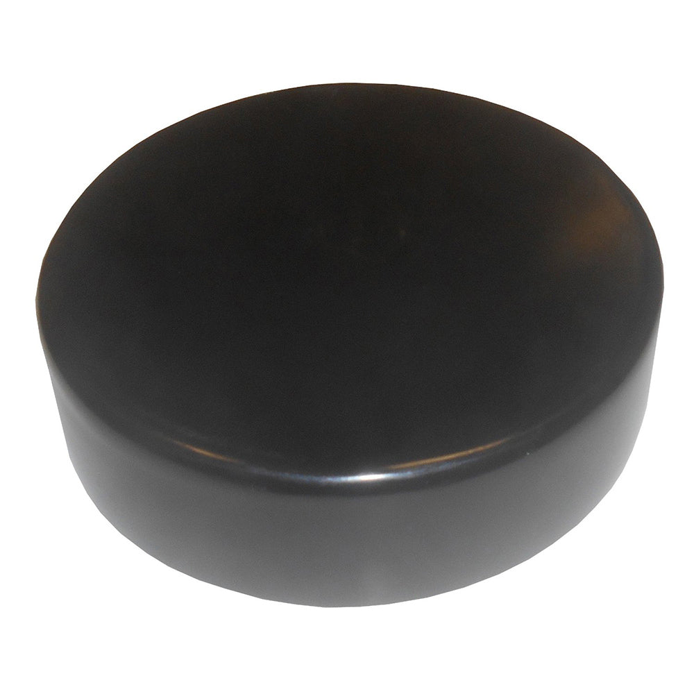 Tapa para pilotes plana Monarch negra - 7"