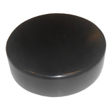 Tapa plana para pilotes Monarch, negra - 12"