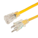Marinco Cable de extensión con luz 14/3 - Sin bloqueo - 15A - 25'