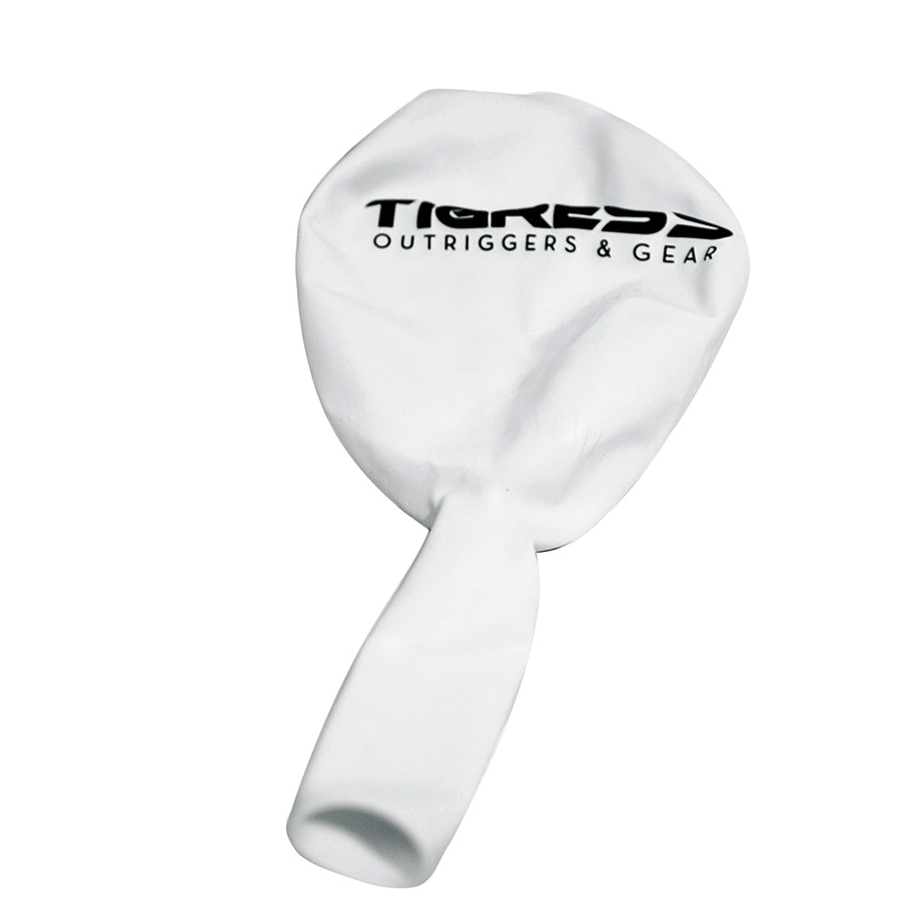 Globos de helio blancos Tigress