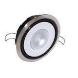 Luz descendente orientable Lumitec Mirage - Atenuable blanca, no atenuable roja/azul - Bisel pulido