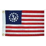 Bandera de insignia de yate estadounidense cosida de lujo Taylor Made de 16" x 24"