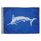 Bandera de aguja blanca Taylor Made de 12" x 18"