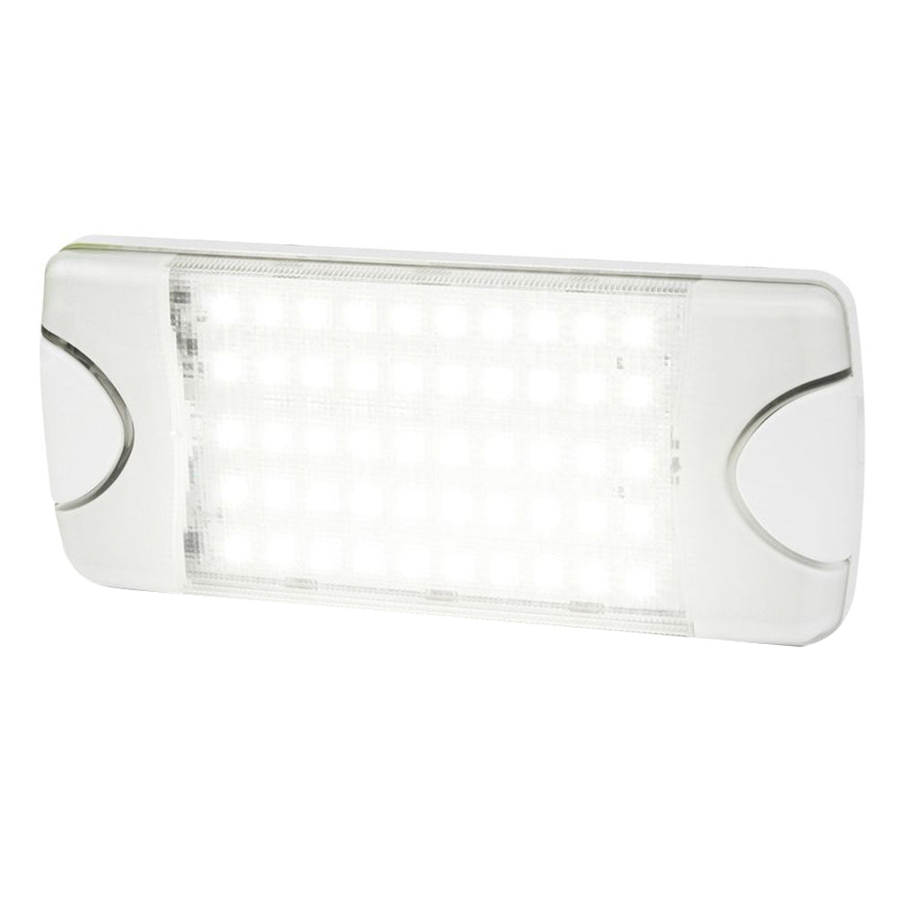 Hella Marine DuraLED 50 Lámpara de perfil bajo para interior/exterior - Haz de luz amplio blanco