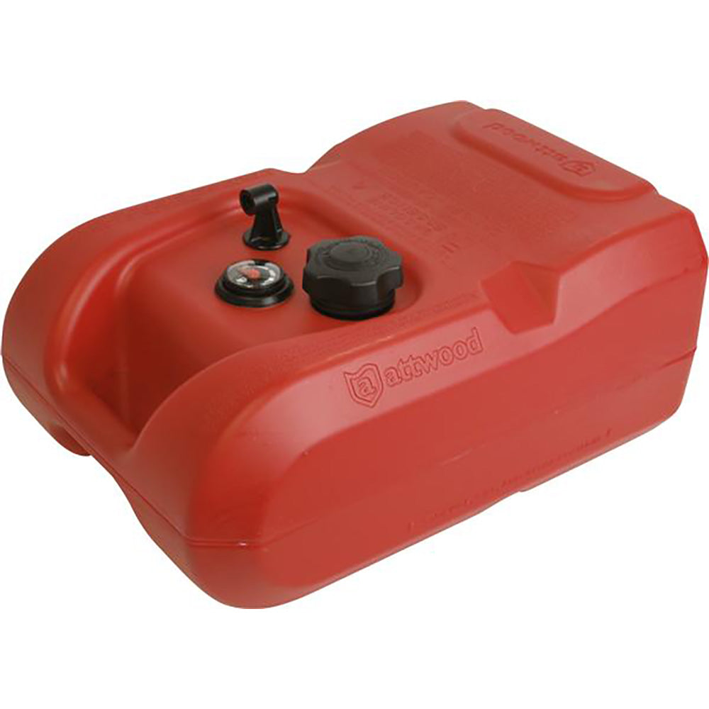 Tanque de combustible portátil Attwood - 6 galones con medidor
