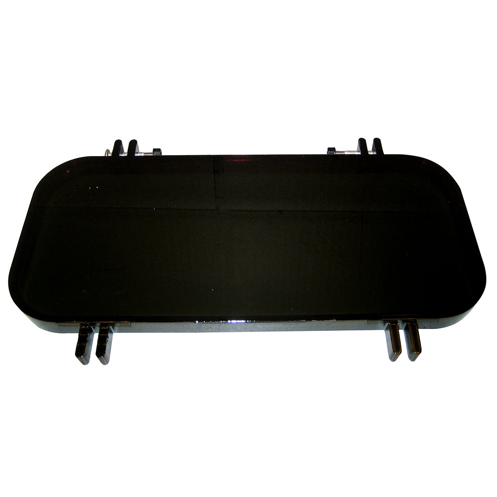 Lente de repuesto Beckson para portillo de 5" x 12" - Ahumado