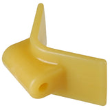  Tope de proa en Y C.E. Smith - 7,62 cm x 7,62 cm - Amarillo