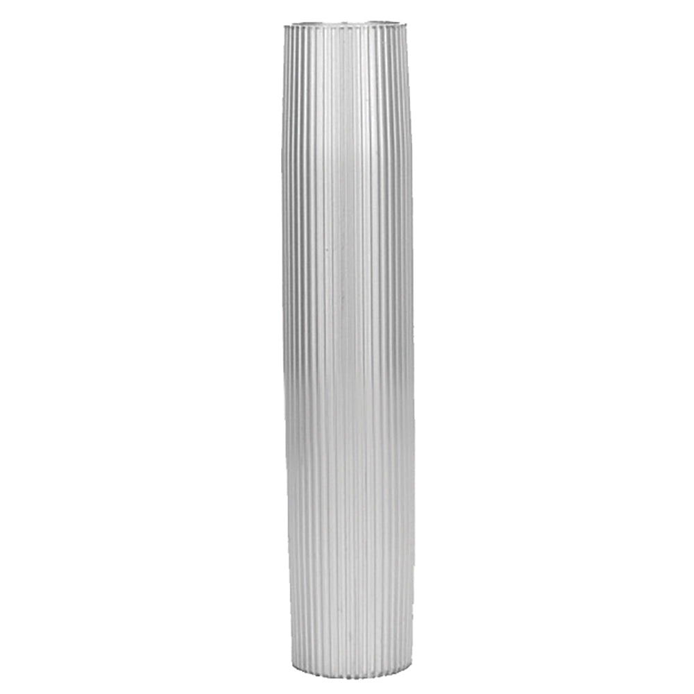 Pedestal de mesa acanalado de aluminio TACO - 6 cm de diámetro exterior - 70 cm de largo
