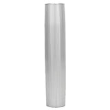 Pedestal de mesa acanalado de aluminio TACO - 6 cm de diámetro exterior - 70 cm de largo