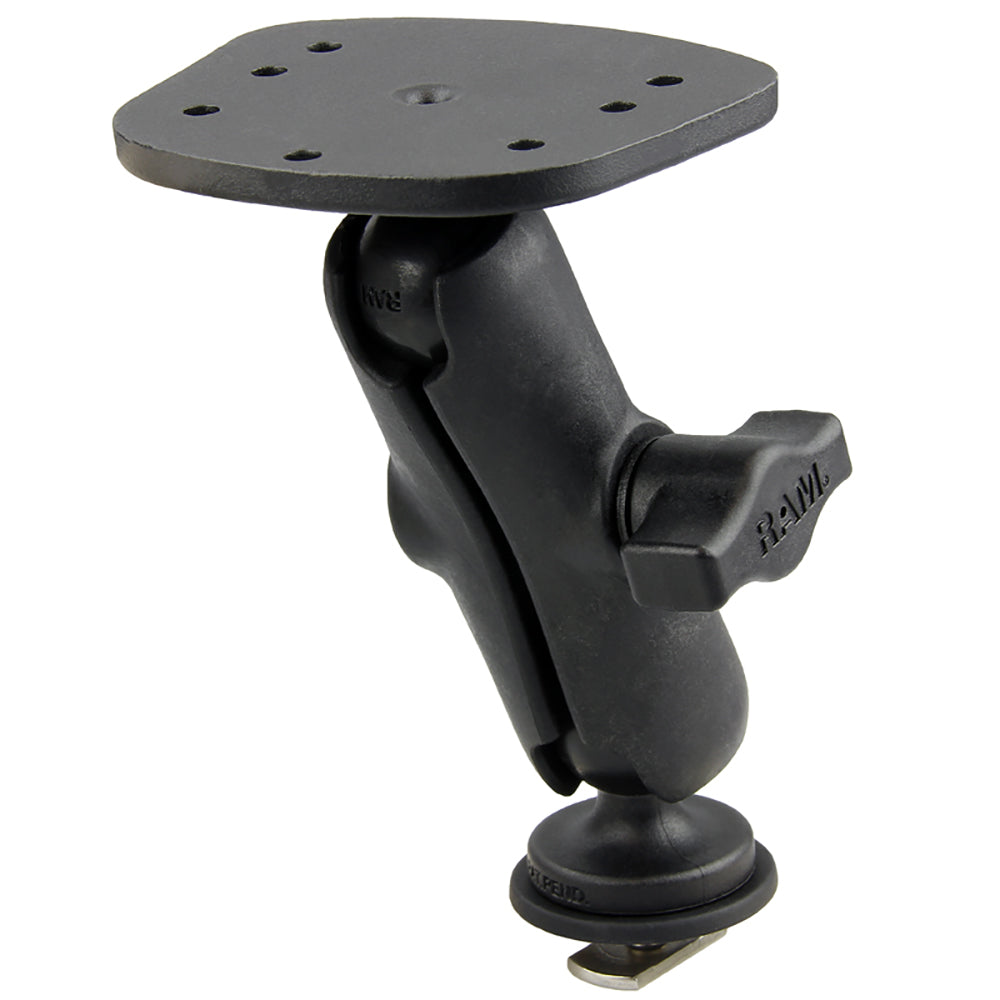 Soporte Ram Mount RAM Track Ball™ con placa para electrónica marina para los modelos Eagle Cuda, FishEasy, Humminbird Piranha y Lowrance X-4