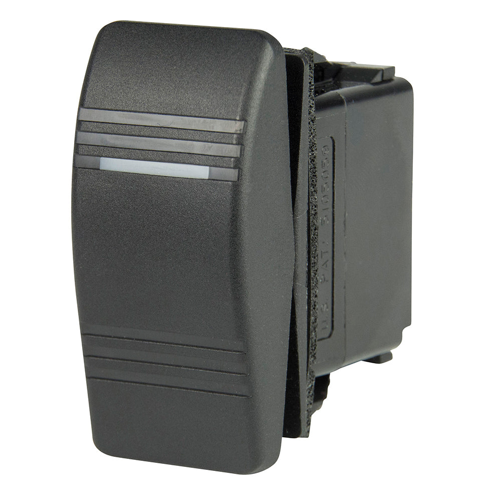 Interruptor BEP DPDT Contura - 1 LED Ámbar - ENC/APAGADO/(ENC)
