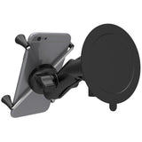 Soporte de ventosa con bloqueo giratorio RAM Mount con cuna universal X-Grip® para teléfonos grandes/phablets
