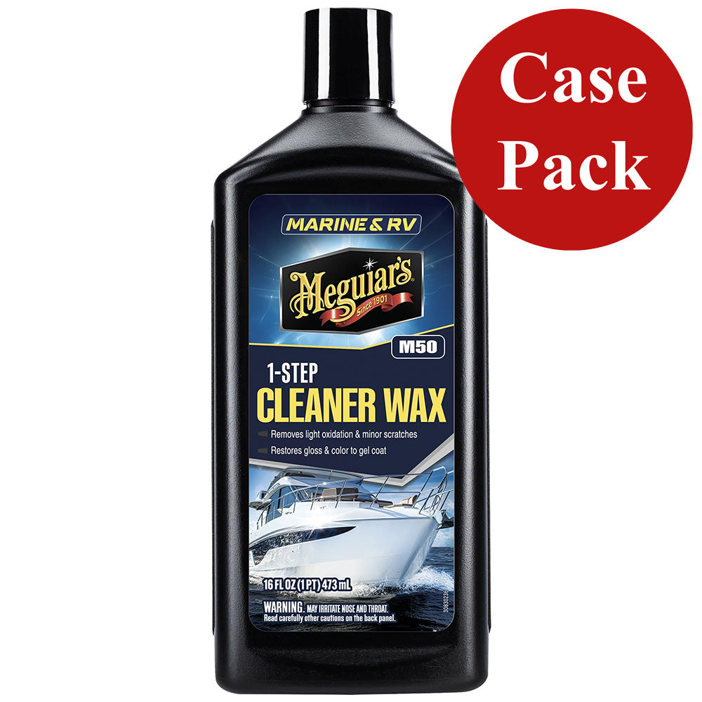 Meguiar's Boat/RV Cleaner Wax - 16 oz - *Case of 6*
