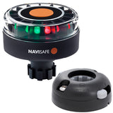Navisafe Navilight Tricolor 2MN con base Navibolt y soporte horizontal - Negro