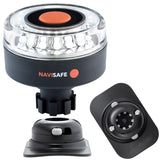 Navisafe Navilight 360° 2NM con base Navibolt y soporte para embarcación semirrígida - Negro