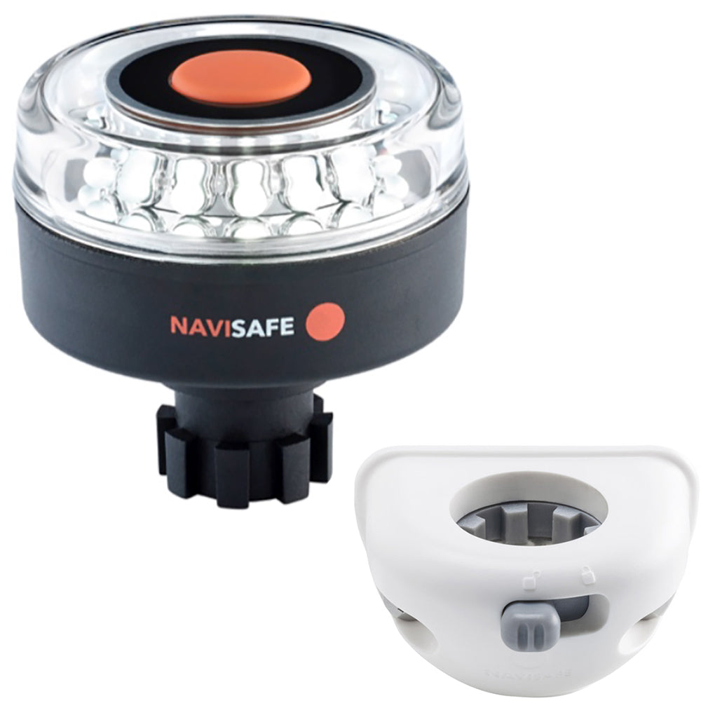 Navisafe Navilight 360° 2MN con base Navibolt y soporte vertical - Blanco