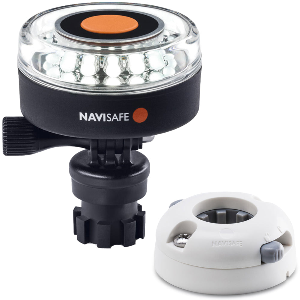 Navisafe Navilight 360° 2MN blanco con base Navimount y soporte horizontal - Blanco
