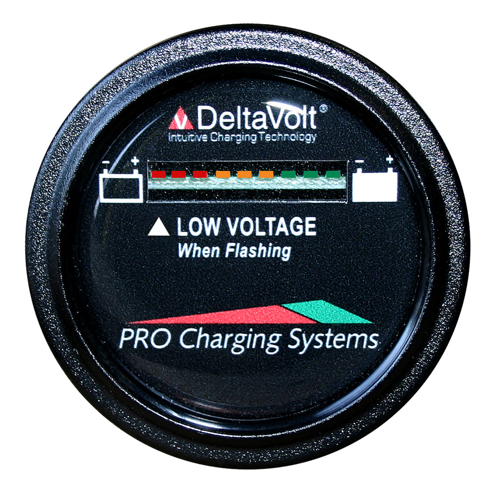 Indicador de nivel de batería Dual Pro - Compatible con DeltaView® Link - Sistema de 72V (6 baterías de 12V, 12 baterías de 6V, 9 baterías de 8V)