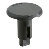 Attwood LightArmor Base Enchufable - 2 Pines - Negro - Redonda