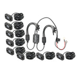 Kit de iluminación ambiental RGB HEISE - Paquete de 8