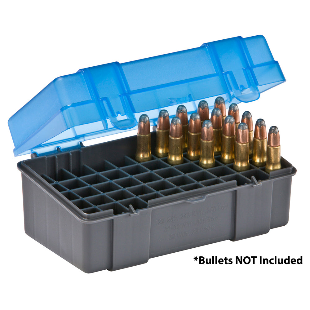 Estuche Plano para 50 Balas de Rifle Pequeñas