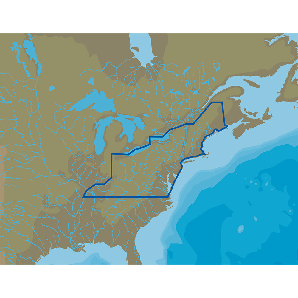 C-MAP 4D Lakes NA-D073 Noreste