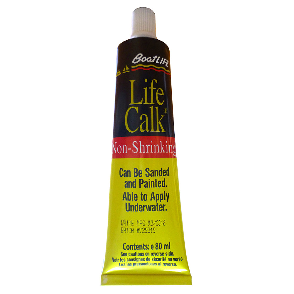 Sellador Life-Calk Tube de BoatLIFE - No se encoge - 2.8 fl. oz. - Blanco