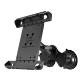 RAM Mount Double Twist-Lock™ Suction Cup Mount w/Tab-Tite™ Universal Spring Loaded Cradle f/Apple iPad 1-4 w/or w/o Light Duty Case