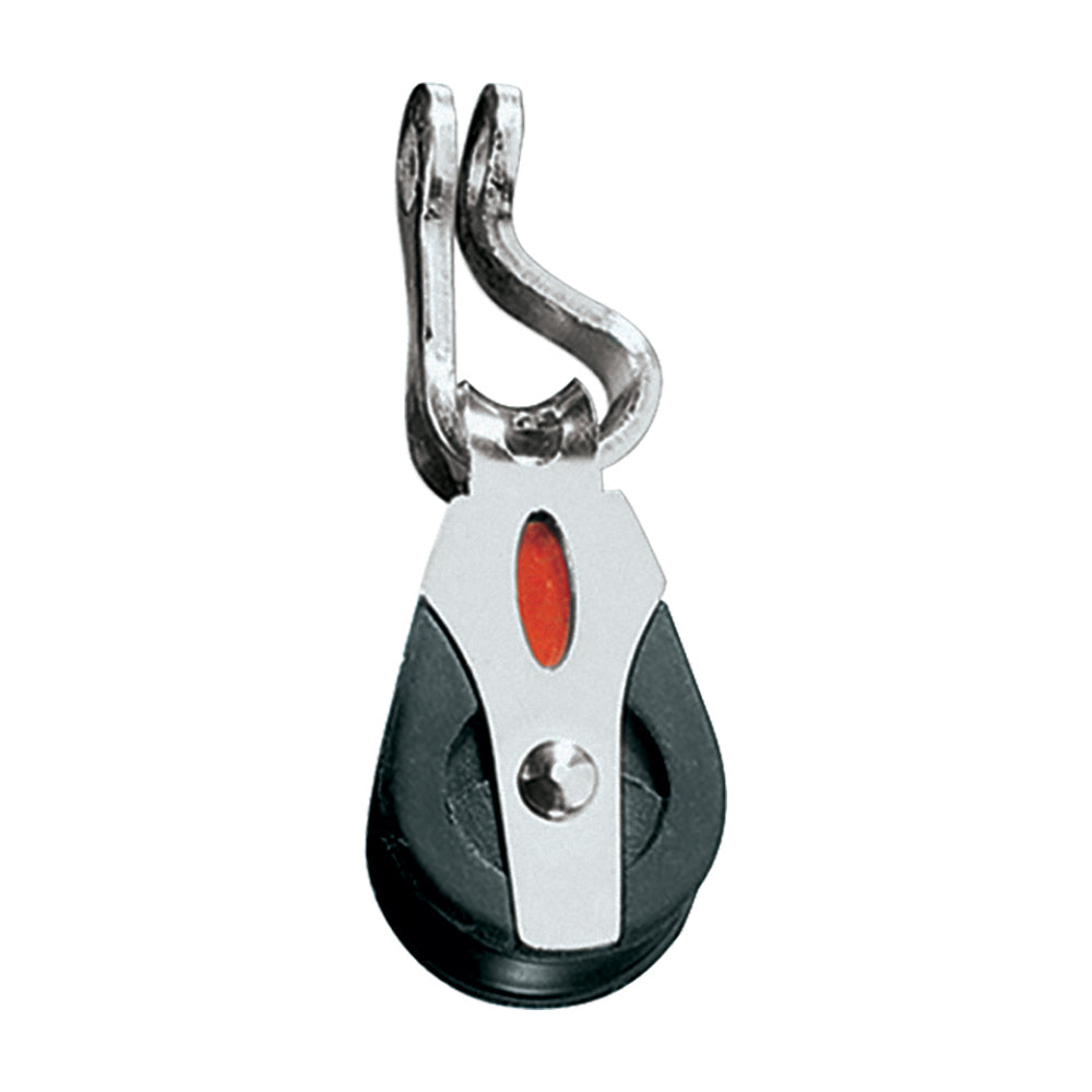 Bloque de rodamientos de bolas Ronstan Serie 20 - Simple, montaje con lazo