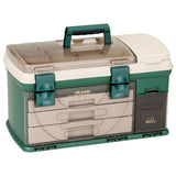 Caja de pesca Plano de 3 bandejas XL - Verde/Beige