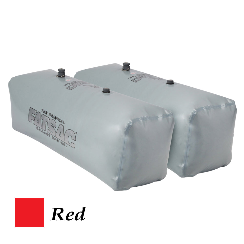 FATSAC V-drive Fat Sacs - Par - 400 lbs cada uno - Rojo